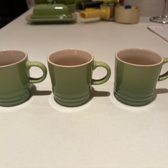 Le Creuset Espresso Mugs (3) in Palm Green - Picture 1 of 1